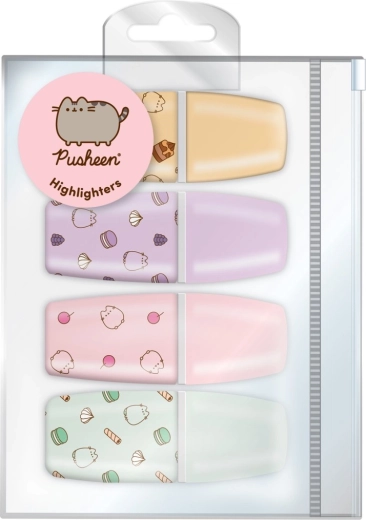 Pusheen Highlighters – set of cute pastel highlighters