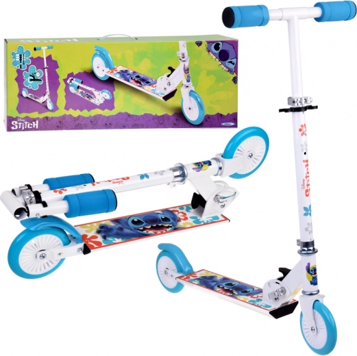 Sulankstomas paspirtukas Disney STITCH, baltas, vaikams iki 50 kg