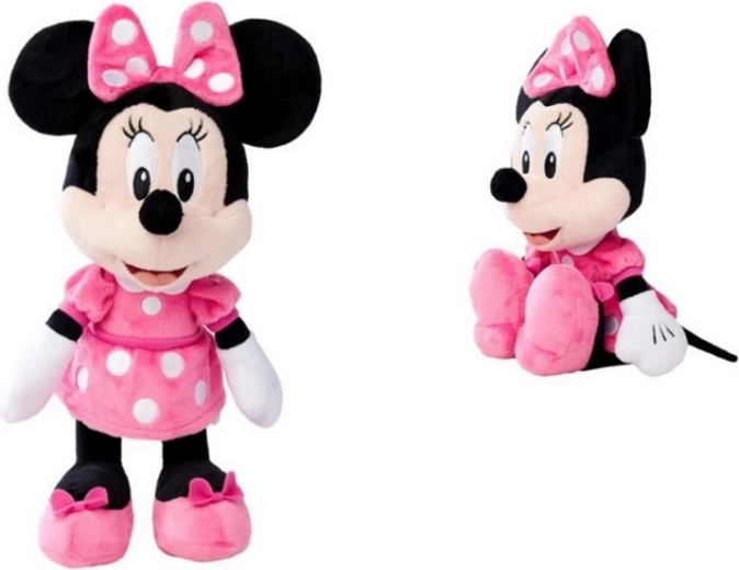 Disney pliušinė Minnie rožine suknele, 45 cm
