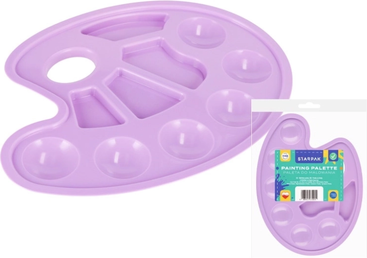 Purple painting palette