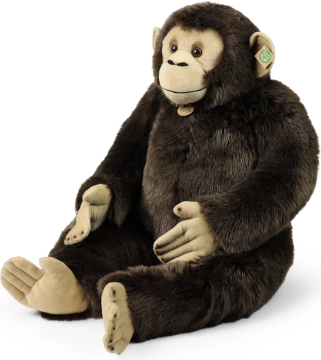 Pliušinė šimpanzė „Rappa“ eco-friendly, 90 cm
