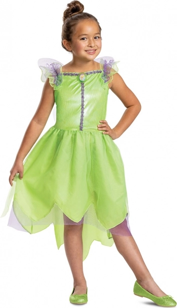 Fėjos Tinker Bell kostiumas vaikams 5–6 m.