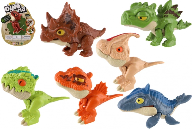 Kandantis dinozauras mini 8 cm – plastikinė figūrėlė ant kartoninės kortelės