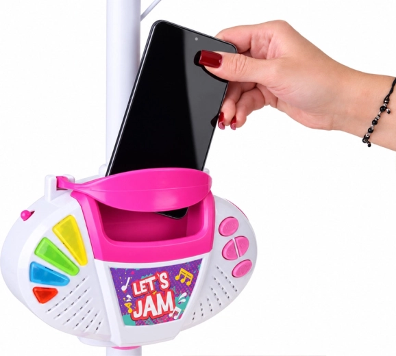 Telefono laikiklis ir garso įvestis