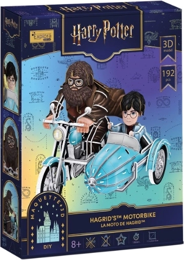 CubicFun 3D dėlionė Harry Potter – Hagrido motociklas