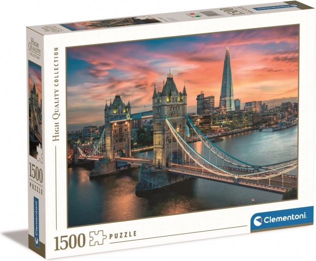Dėlionė 1500 detalių CLEMENTONI – Londonas sutemose