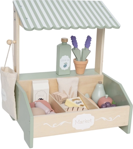 Jabadabado mini turgelis – medinis stendas su maisto produktais