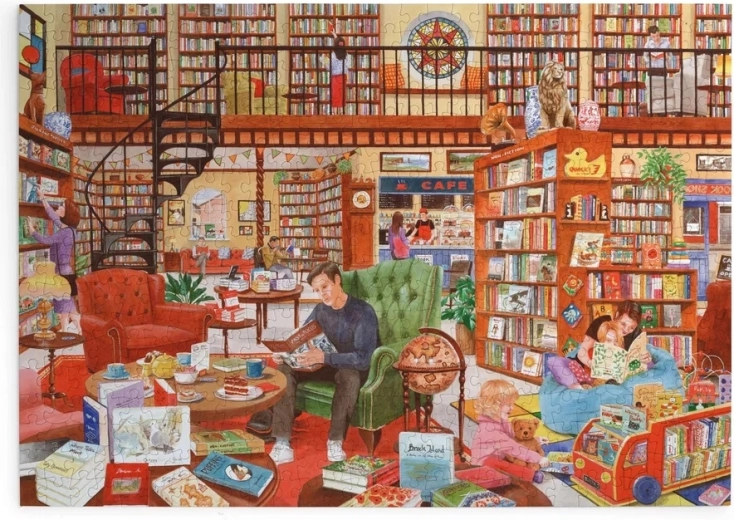 House of Puzzles Reading at Tea, 500 pieces