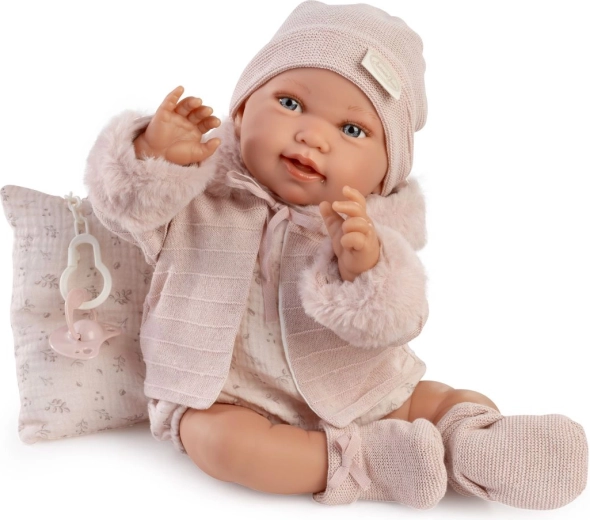 Antonio Juan Pipa therapeutic weighted realistic baby doll with sounds, 42 cm