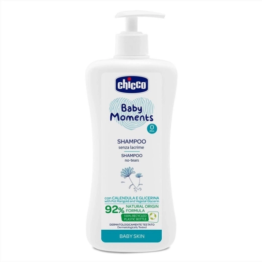 Chicco Baby Moments vaikiškas šampūnas be ašarų 500 ml