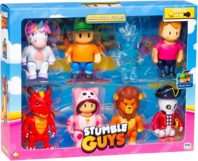 Veiksmo figūrėlė Stumble Guys (8 pakuotės)