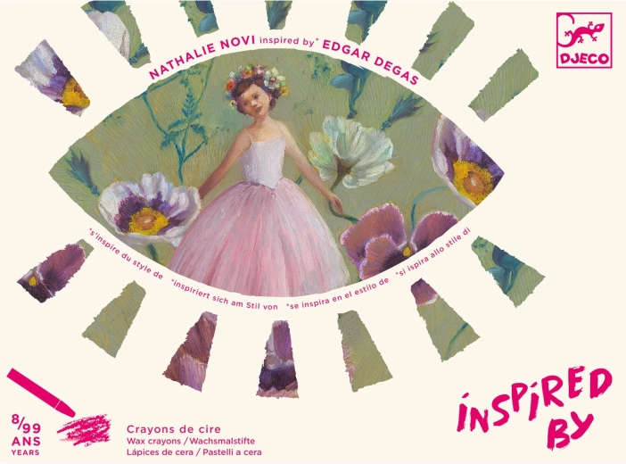 Djeco Inspired by Degas – kūrybinis rinkinys vaikams