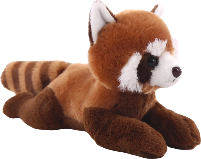 Pliušinis raudonas gulintis pandas 26 cm