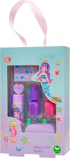 Children's Cosmetic Set - Nail Polishes and Lip Balm