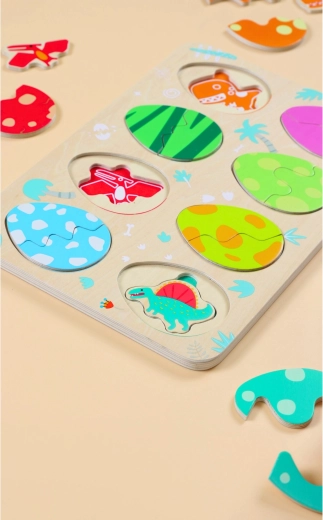 Colorful wooden design