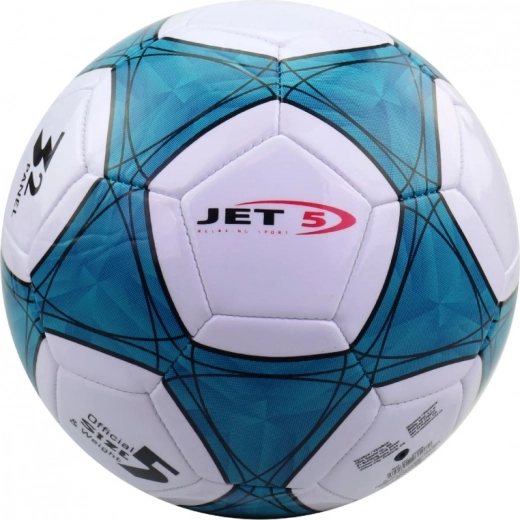 Didelis mėlynas futbolo kamuolys