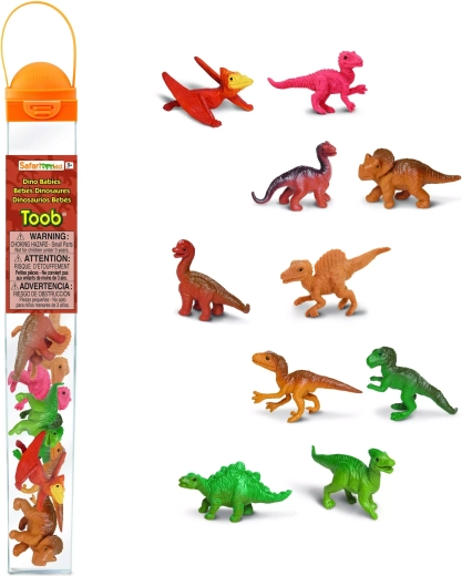 Safari Ltd. Toobs tūbelė – dinozaurų jaunikliai