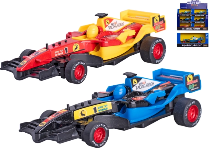 Metalinis formulės modelis 12 cm su atbulinės eigos mechanizmu