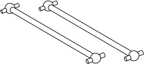 Varantysis velenas „Tiger-Cocoon“, 100 mm, priekinis / galinis – 2 vnt.