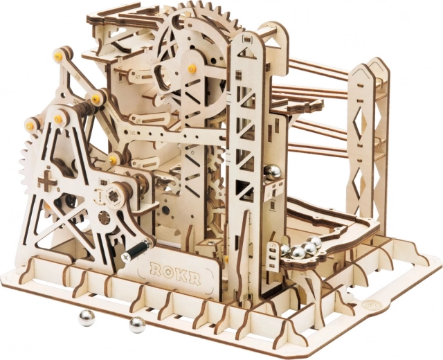 ROKR medinė rutuliukų trasa Explorer – 3D dėlionė