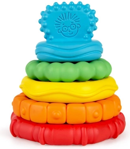 Baby Einstein 2 viename kraunami kramtukai kūdikiams Stack & Teethe