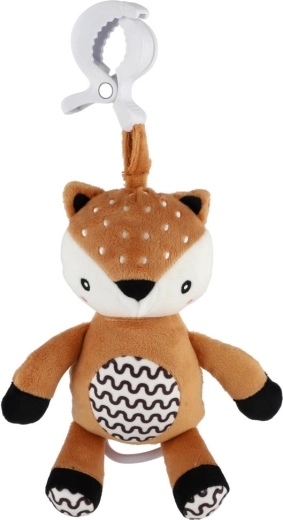 Minkštas pliušas ir kontrastinės detalės jutimų raidai