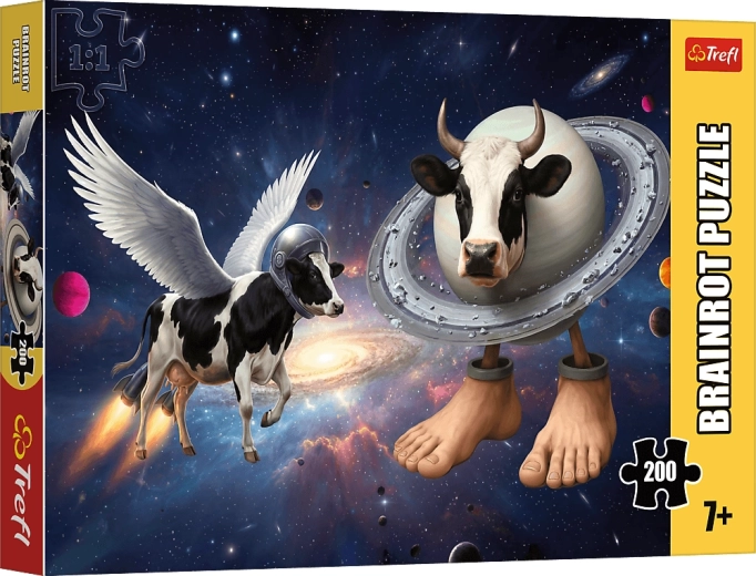 Trefl dėlionė BrainRots: Crazy Cow, 200 detalių