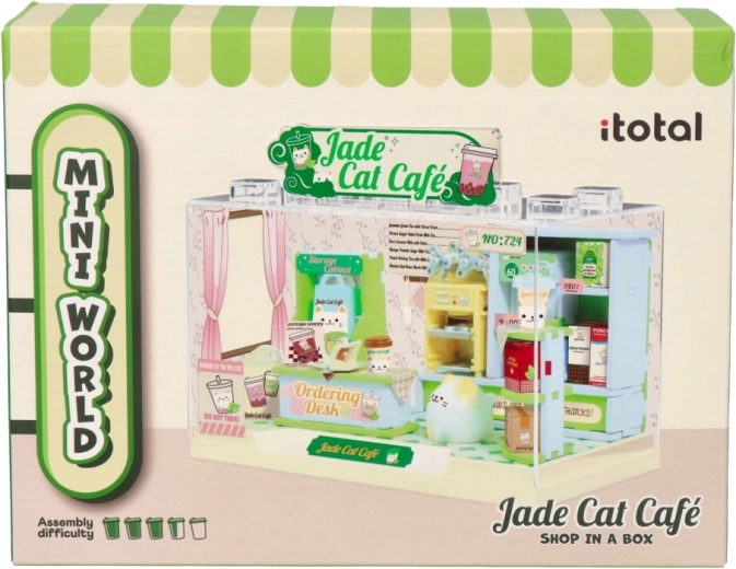Miniatiūrinė kačių kavinė „DIY Mini World“