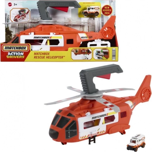Helicopter for Rescue Action Matchbox Action Drivers