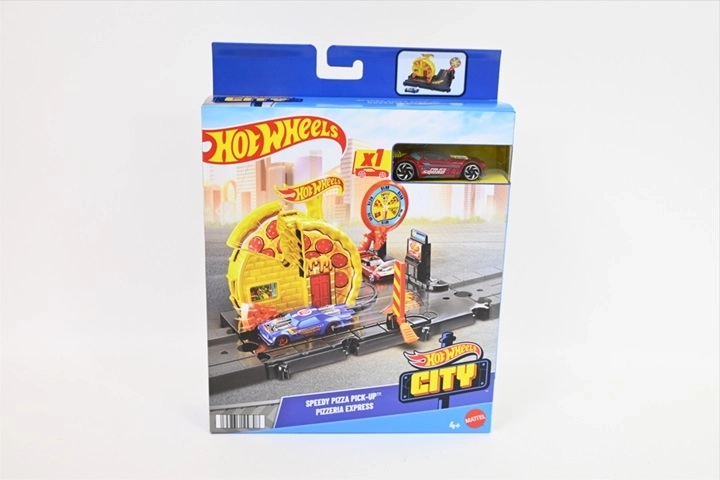 Hot Wheels City išvažiuojamoji picerija – žaidimų rinkinys su automobiliuku
