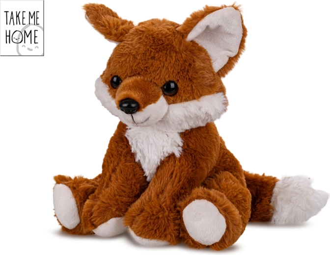 Pliušinė lapė Take Me Home 28 cm – sėdinti