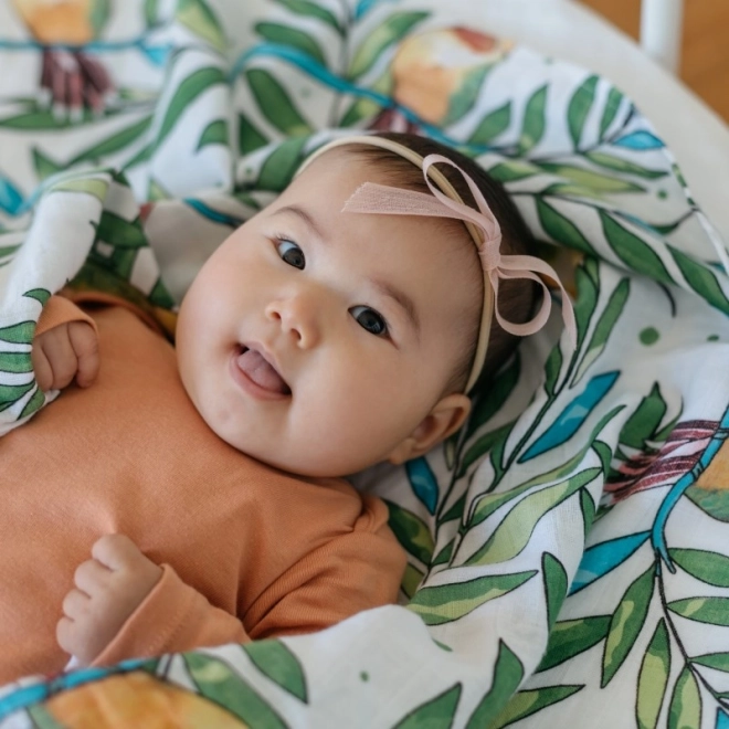 Tommy Lise muslin swaddle from organic cotton Airy Grace 120 x 120 cm