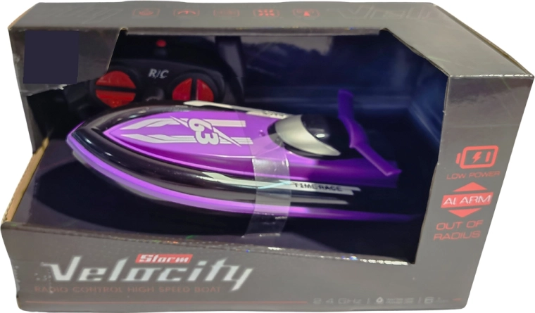 R/C Speedboat Velocity 1:16 2.4 GHz Purple