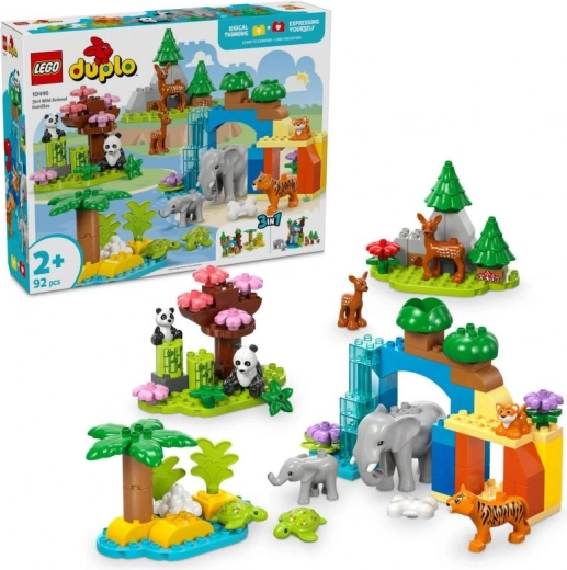 LEGO® DUPLO® 10446 Laukinių gyvūnų šeimos 3 viename