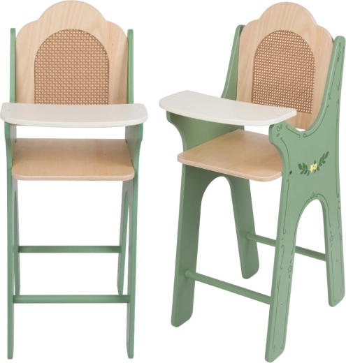 Classic World Vintage Wooden Doll High Chair