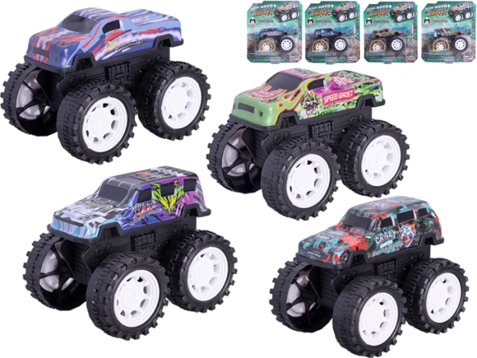 Metal Monster Truck 10 cm with Flywheel