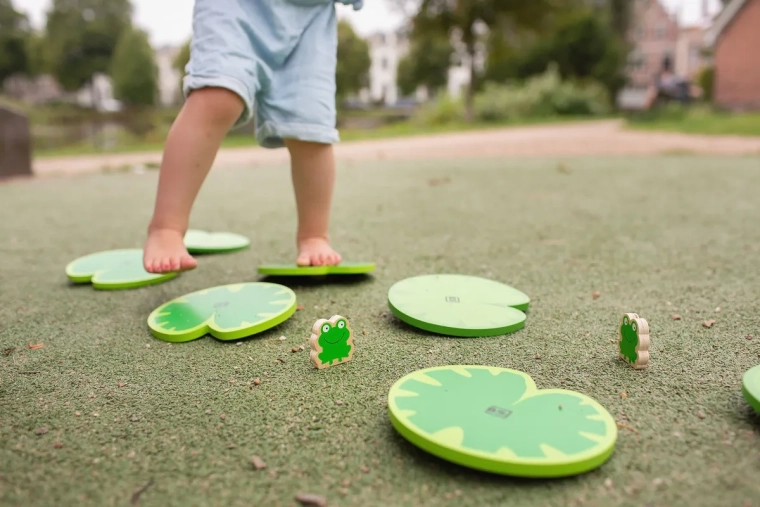 Balance path – lily pads for balance and stability