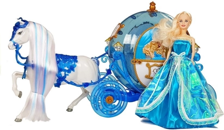 Princess-style doll in a sparkling gown