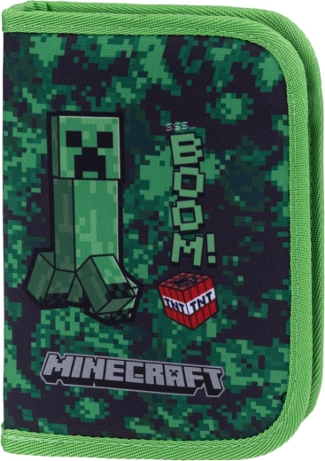 BAAGL Single-Compartment School Pencil Case Minecraft Boom