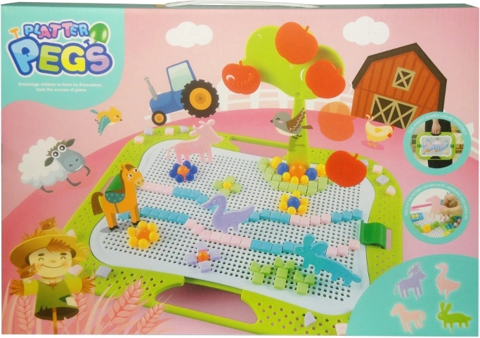 color mosaic puzzle for children