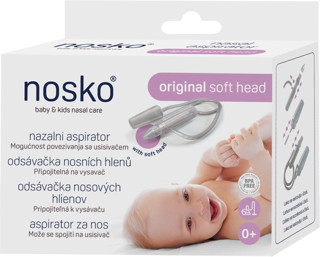 NOSKO nosies gleivių aspiratorius Soft Head