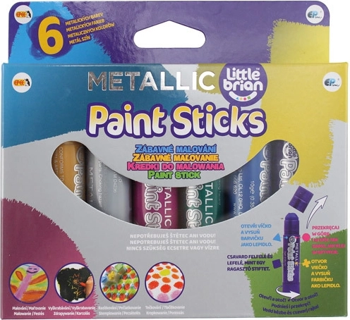 Little Brian paint sticks metallic colors - 1 piece