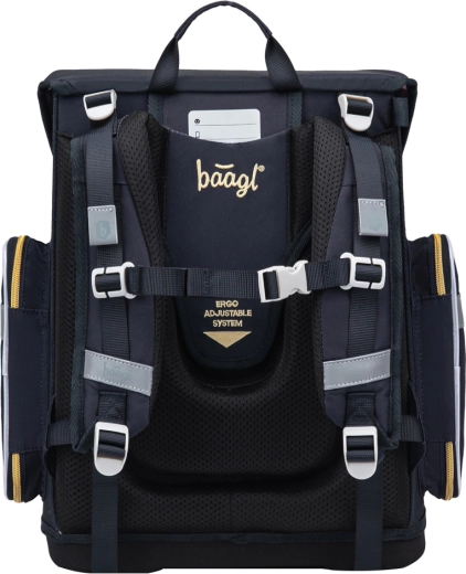 Ergonomiška nugarėlė ir reguliuojama ERGO sistema