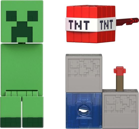Charged Creeper in pixel style
