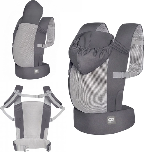 Kinderkraft ergonomiška nešioklė Carrybee – Pilka