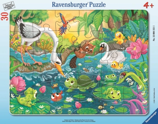 Ravensburger vaikiška dėlionė „Vasaros džiaugsmai prie vandens“ – 30 detalių
