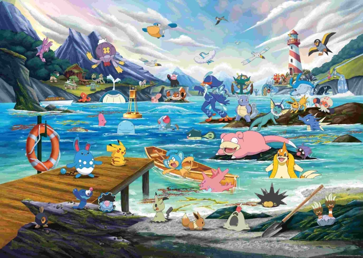 Ravensburger Pokémon Breakout 3 dėlionė, 1000 detalių