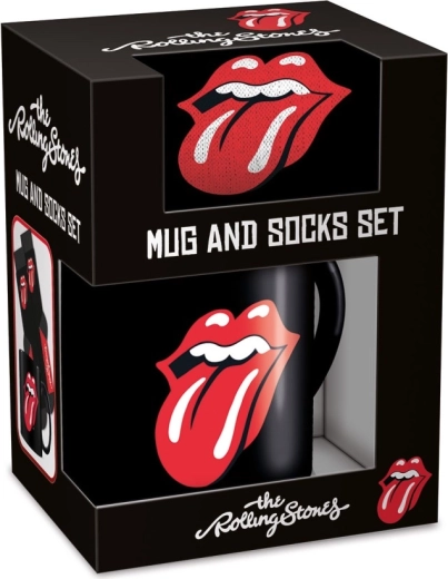 The Rolling Stones vyriškas dovanų rinkinys su puodeliu ir kojinėmis