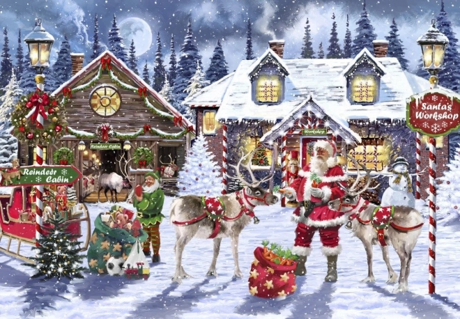 Puzzle Santa's Workshop 1000 Pieces
