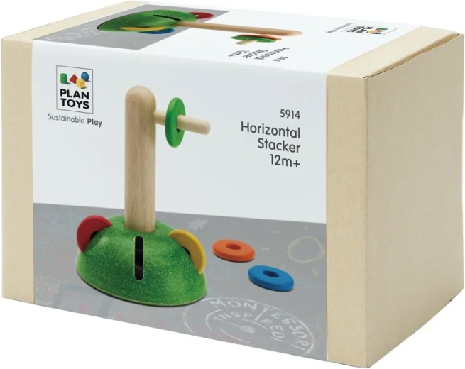 Sustainable wooden PlanToys toy